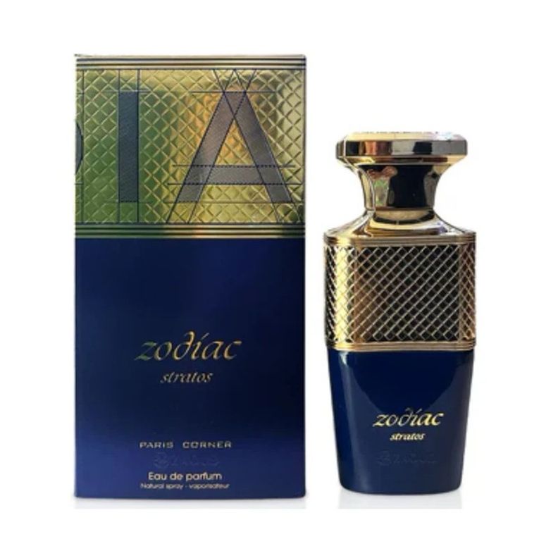 Perfume Paris Corner Zodiac Stratos EDP 100 Ml hombres Azul [ 400 ]