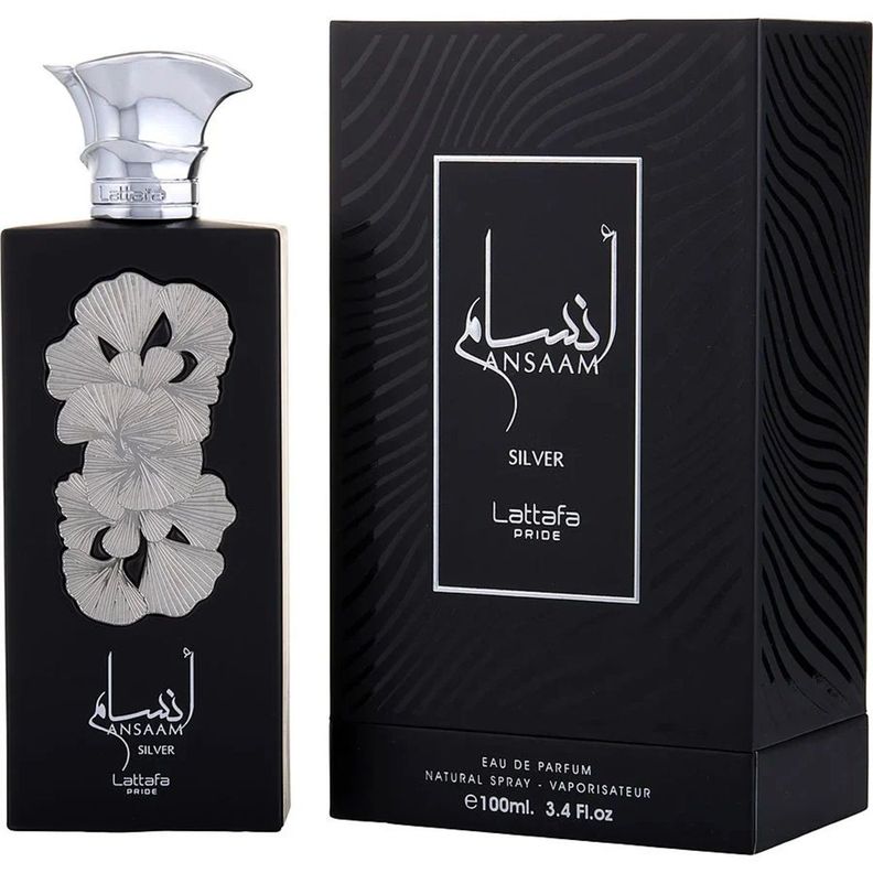 Perfume Lattafa Pride Ansaam Silver EDP 100 Ml Unisex-2