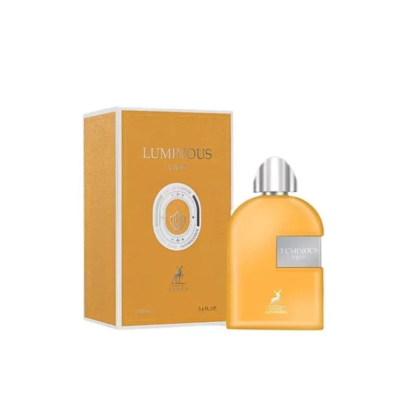 Perfume Maison Alhambra Luminous Vivid EDP 100 Ml Hombres Mostaza