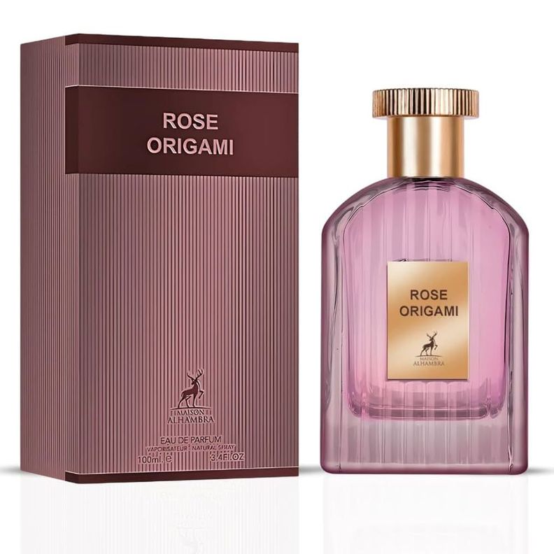 Perfume Maison Alhambra Rose Origami EDP 100 Ml Unisex Cafe
