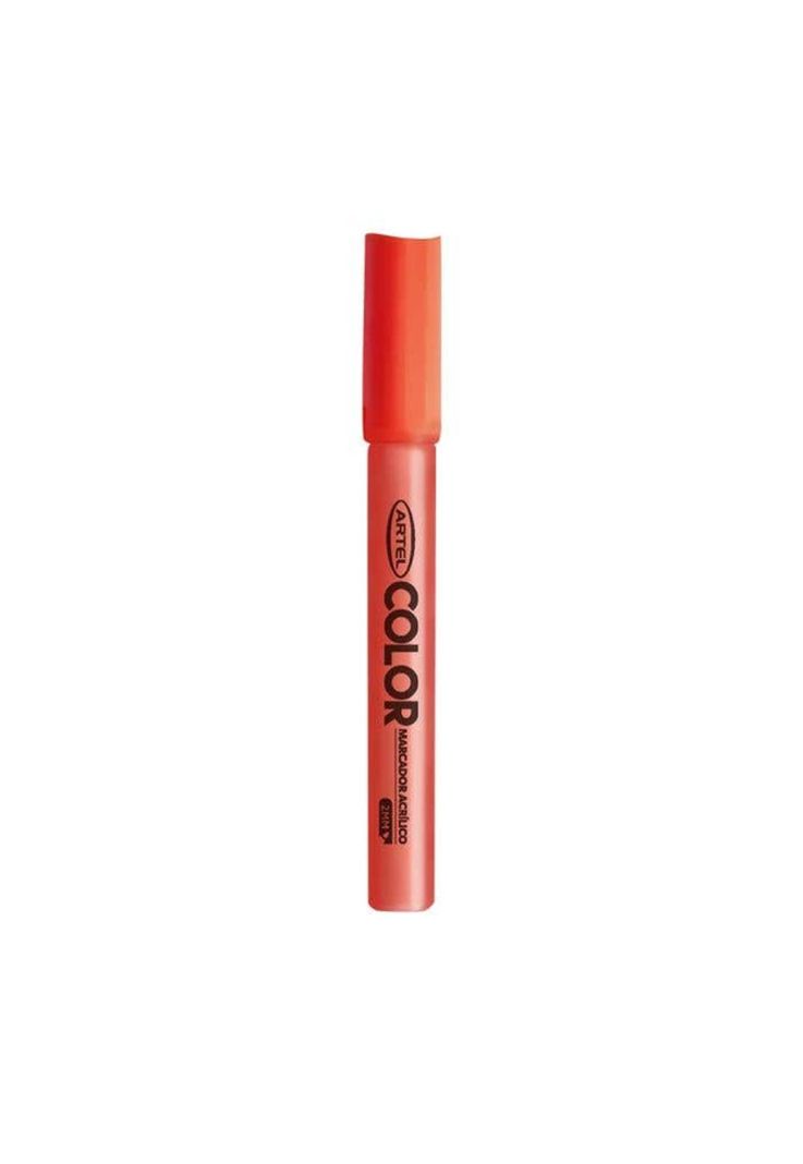 Marcador Acrilico Artel 2mm Rojo-0
