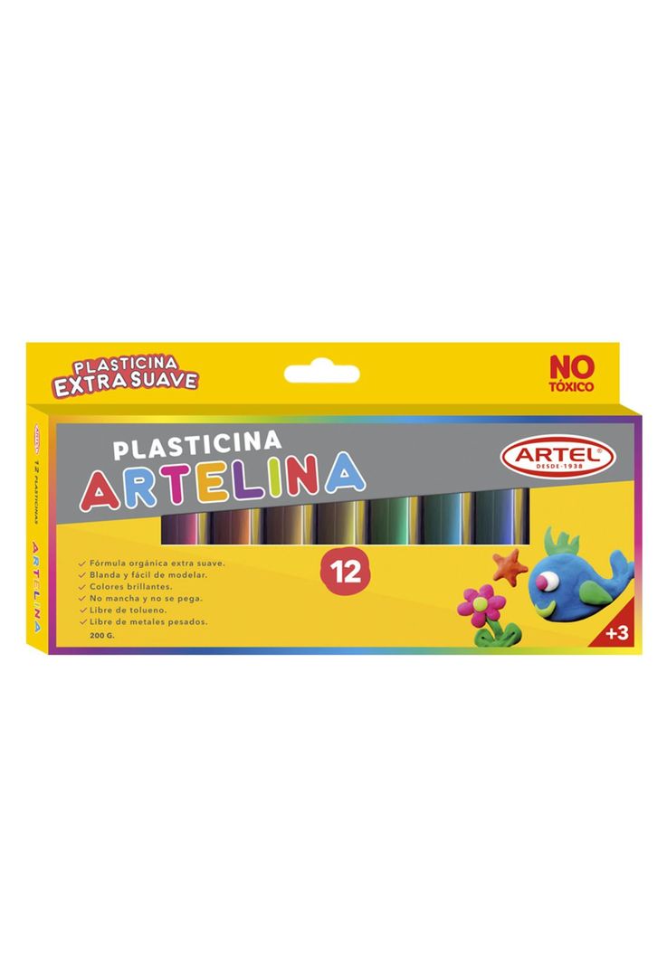 Estuche Plasticina Artelina Artel-0