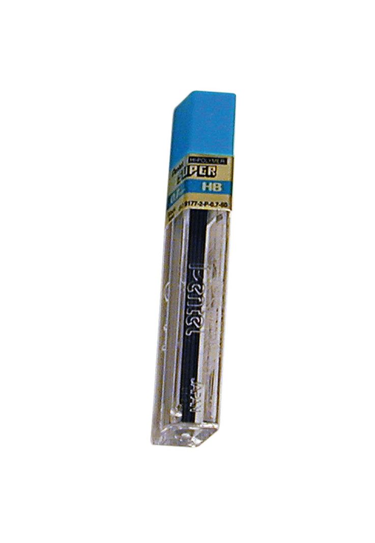 Tubo 12 Minas 0,7 HB Pentel-0