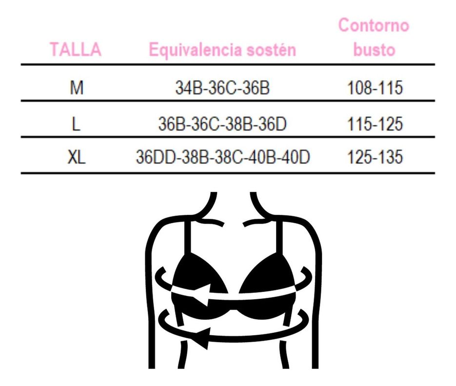 Top Traje De Baño Deportivo Mila Ideal Bustos Grandes-3