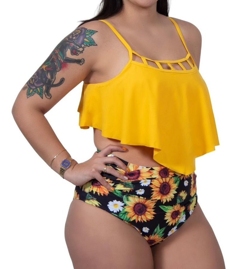 Bikini Tiro Alto Girasol-1