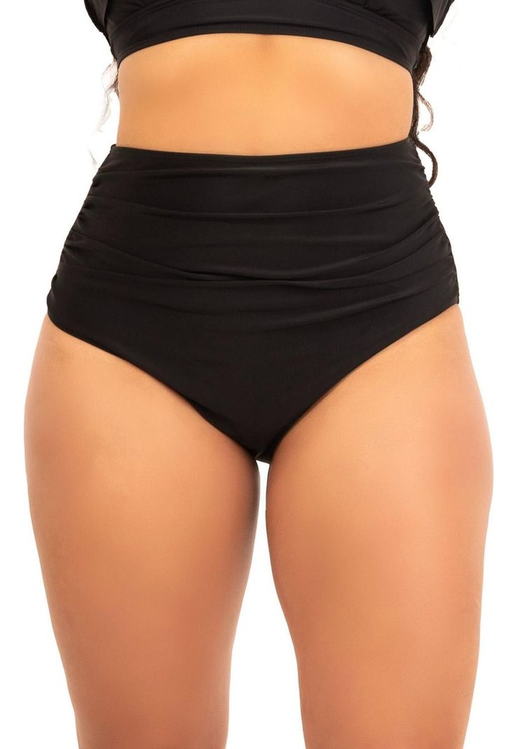 Parte De Abajo Calzón Bikini Tiro Alto-0