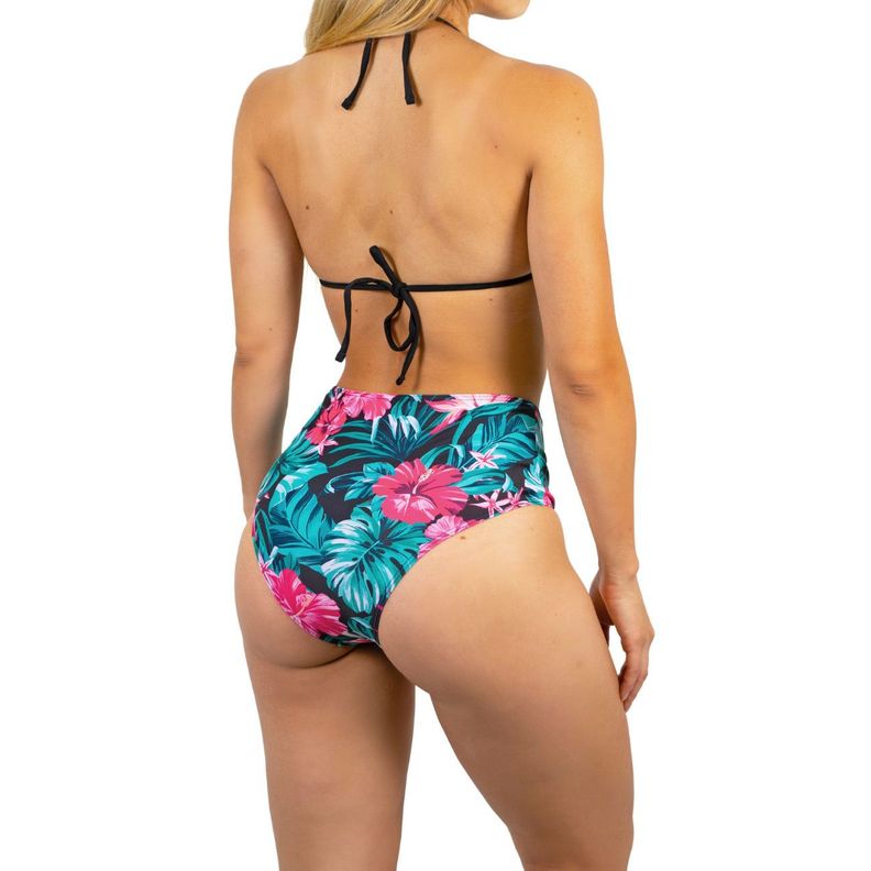 Bikini tiro alto mujer clásico triangulo colores-2