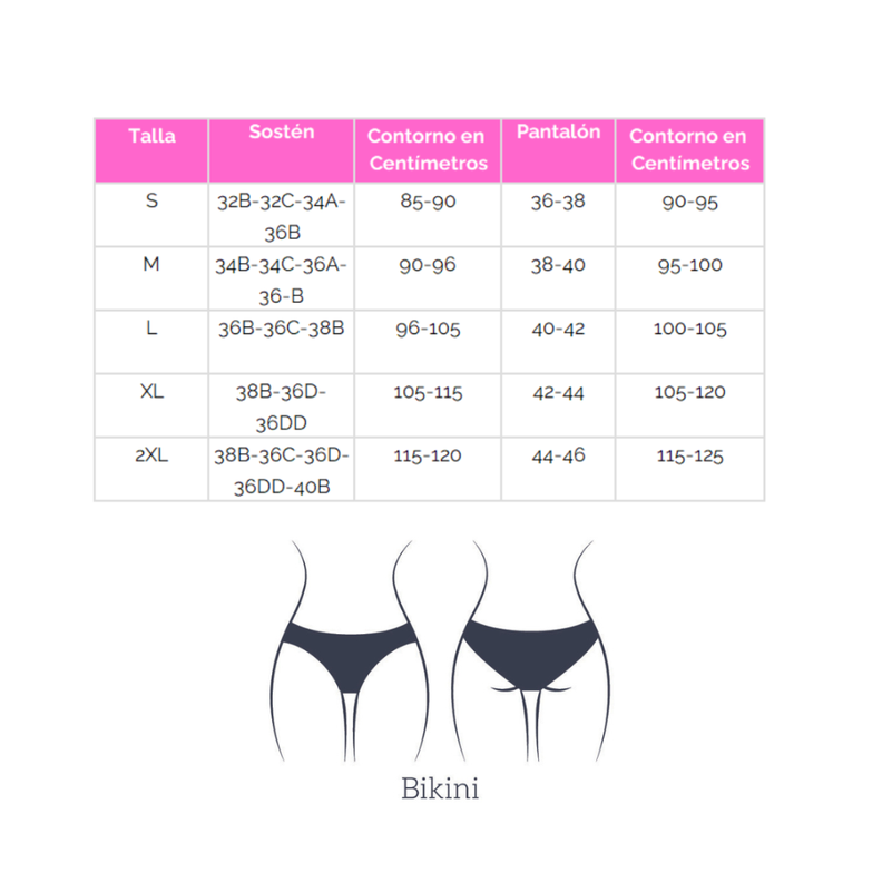 Bikini tiro alto mujer clásico triangulo colores-3