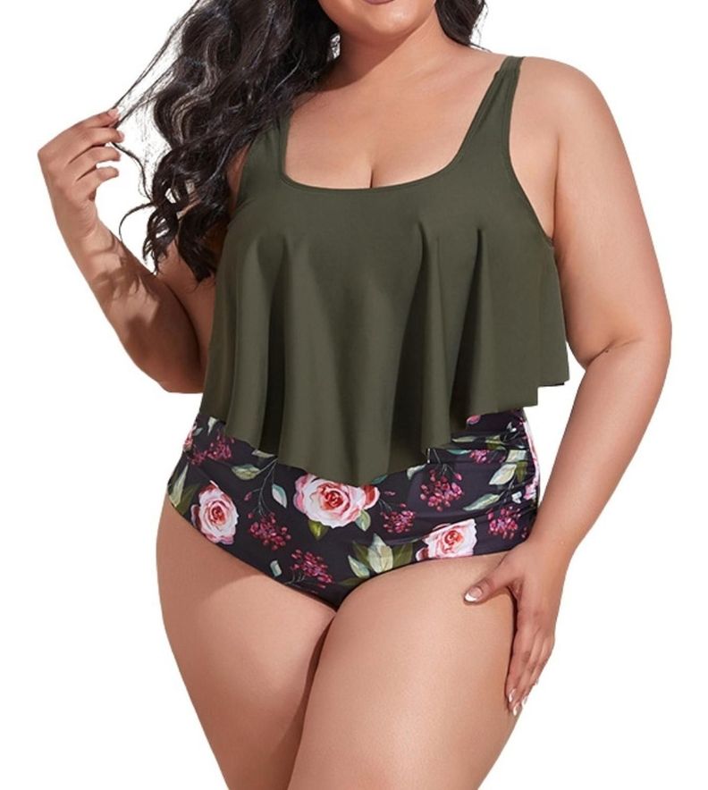 Bikini Tiro Alto Valhalla Floral Cargo-0