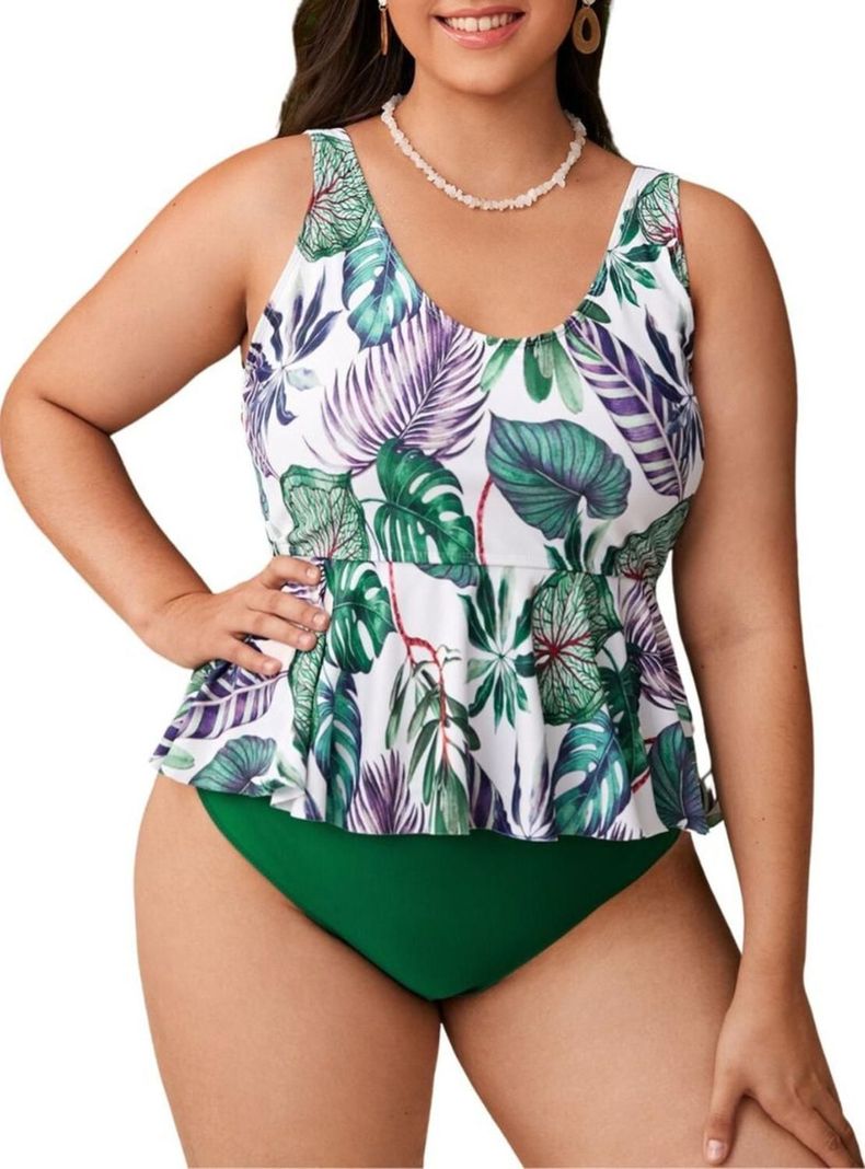 Tankini Tiro Alto Hawai Verde-0