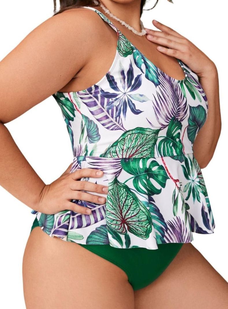 Tankini Tiro Alto Hawai Verde-1