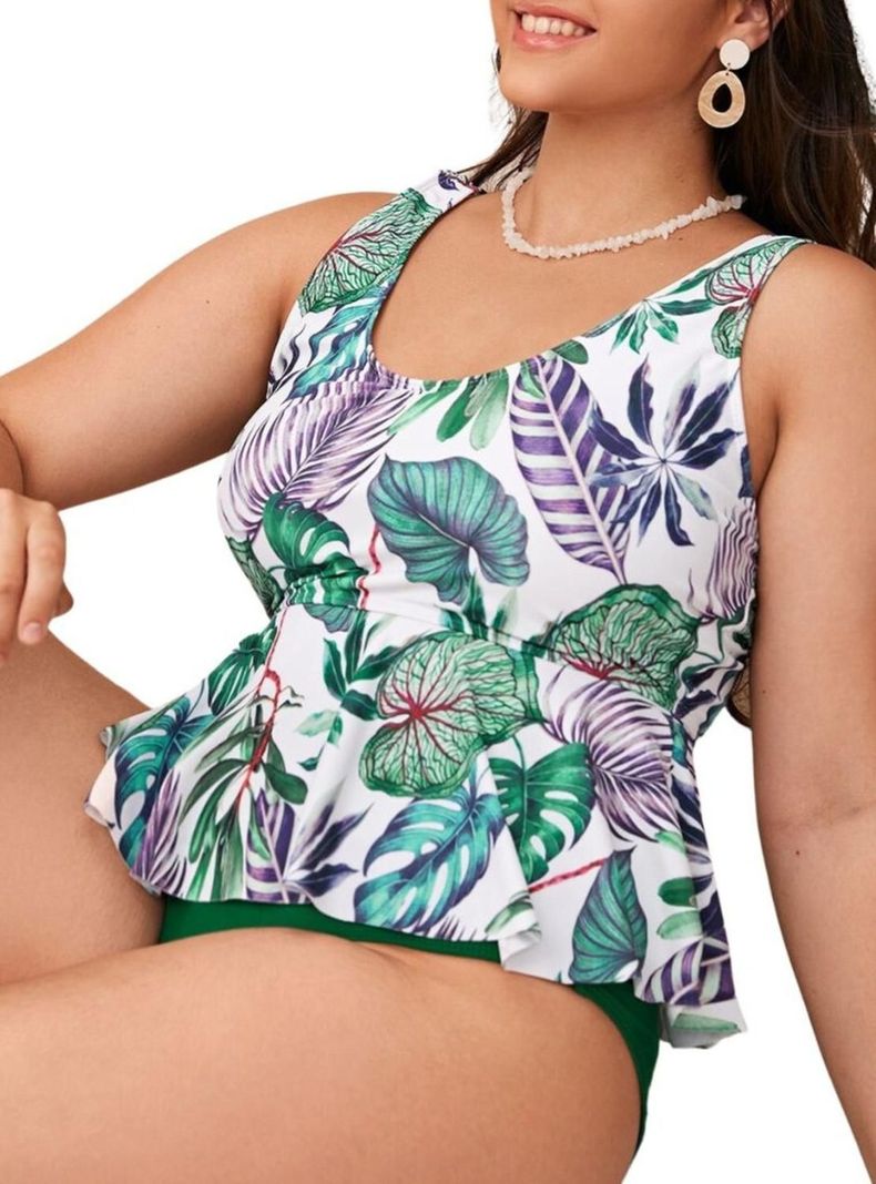 Tankini Tiro Alto Hawai Verde-2