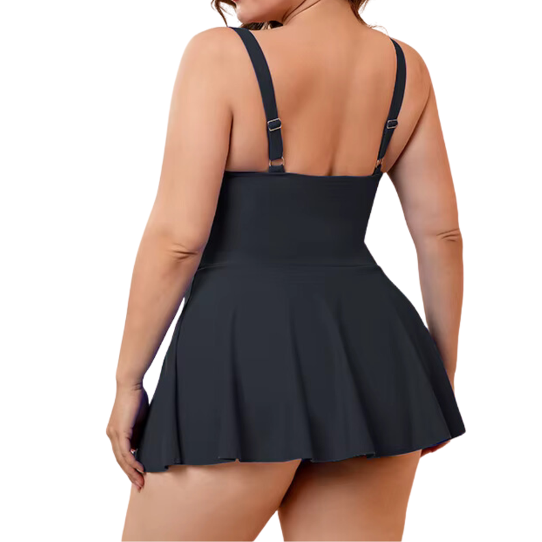 Traje De Baño Mujer Vestido Falda Colores-2