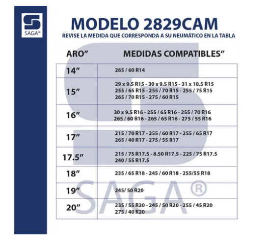 Kit cadena para nieve 2829 cam + Tensor cadena + Cadena líquida antideslizante para nieve -1