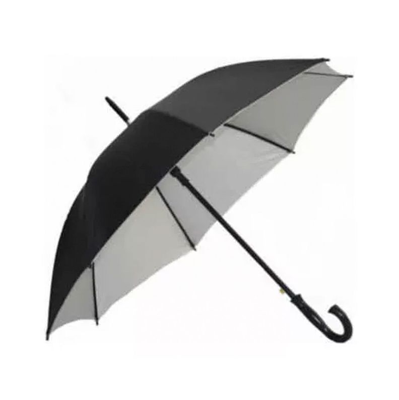 Paraguas Mango Largo Sombrilla Impermeable Automática Grande-0