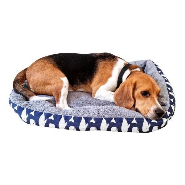 Cama Mascota Perro Gato Rectangular 60 X 40 Cms Ballenas-0