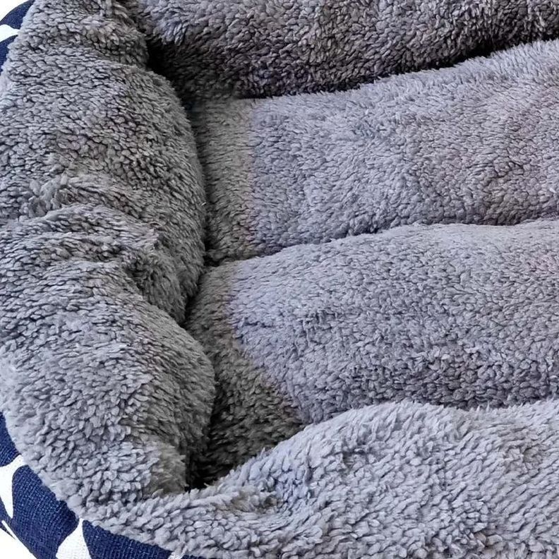 Cama Mascota Perro Gato Rectangular 60 X 40 Cms Ballenas-4