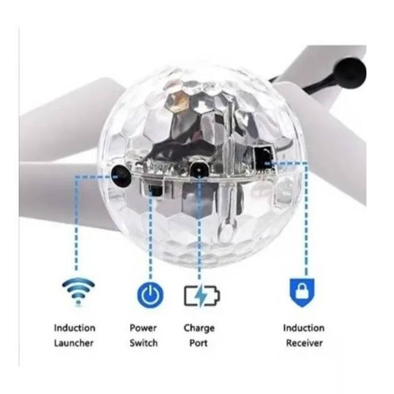 Pelota Voladora Drone Flying Ball Sensor Juguete Niños-2