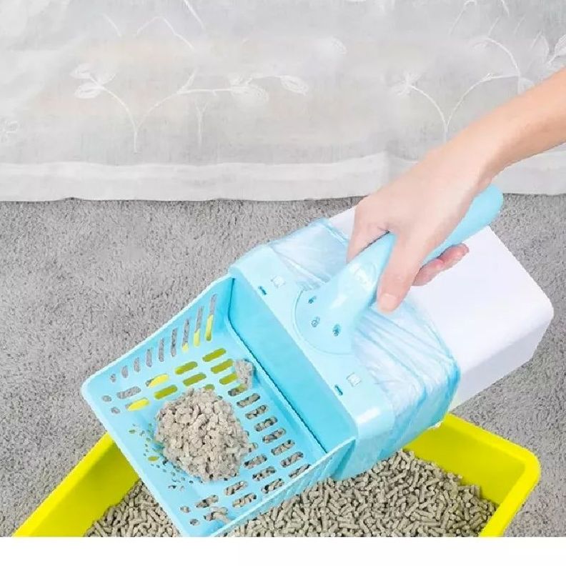 Pala Recogedor De Heces De Perro Gatos Bolsa Incluida-4