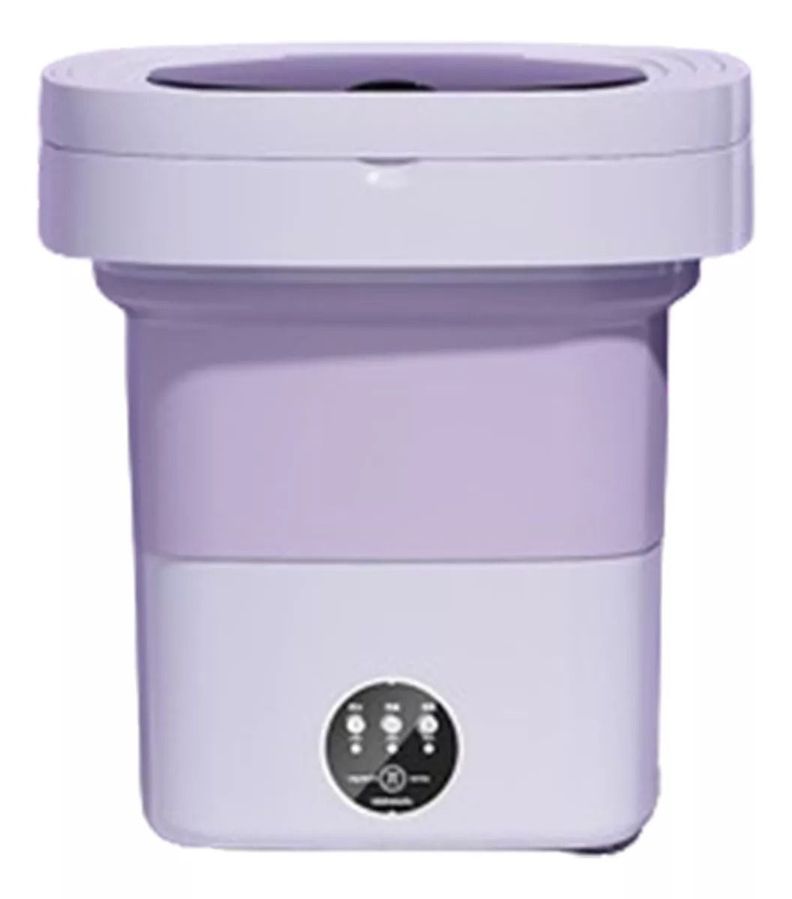 Mini Lavadora Portátil Con Desinfectar De Luz Azul 9l-0