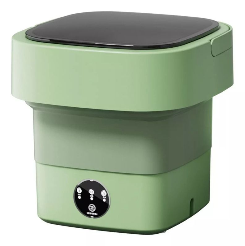 Mini Lavadora Portátil Con Desinfectar De Luz Azul 9l-1