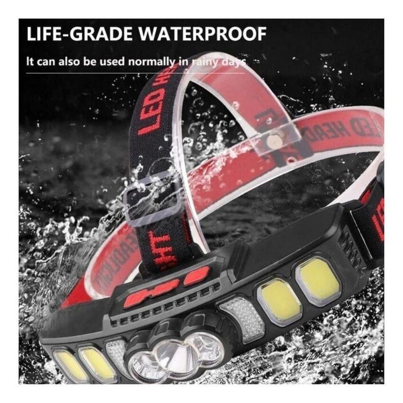 Linterna Con Sensor Luz Led Potente Con Batería Integrada-4
