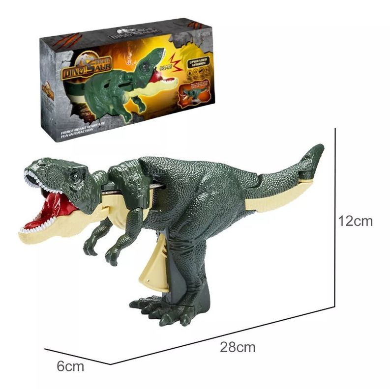 Dinosaurio Sa Za Za T-rex Tik Tok Pistola Descompresion-6