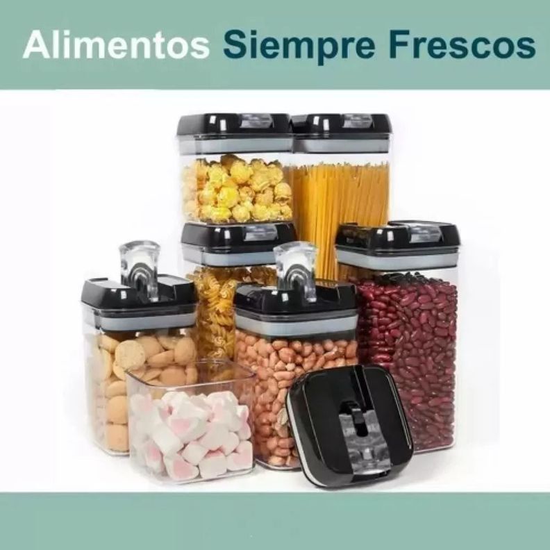 Set De 7 Contenedores Herméticos -1