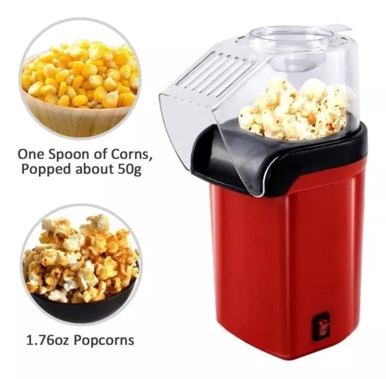 Maquina Para Hacer Palomitas Popcorn Cabritas Color Rojo-4