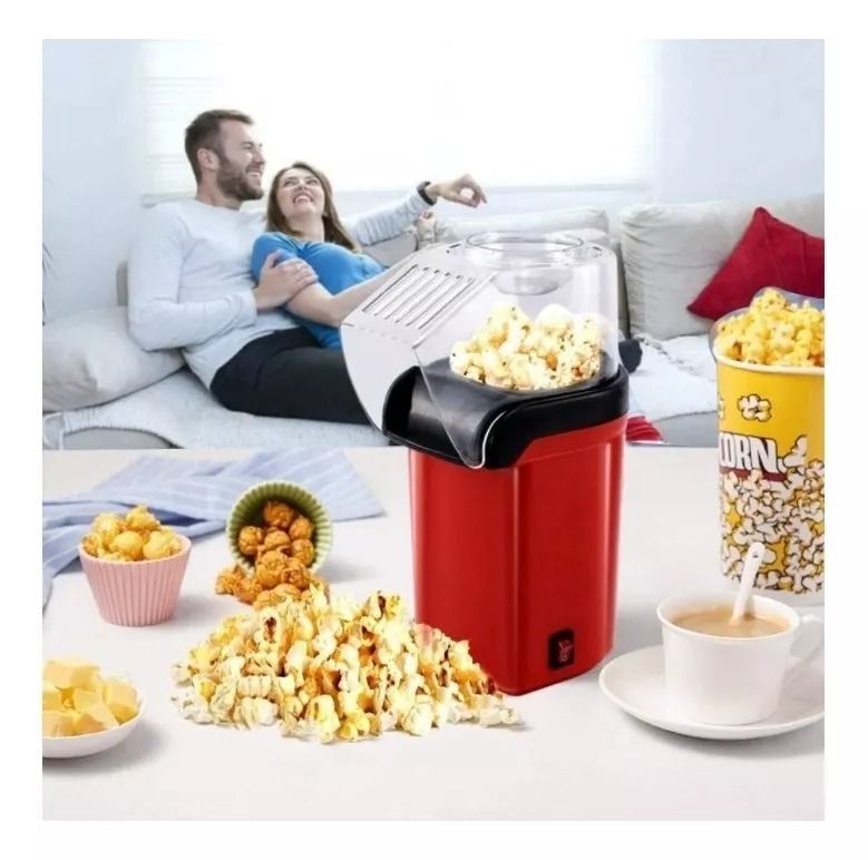 Maquina Para Hacer Palomitas Popcorn Cabritas Color Rojo-5