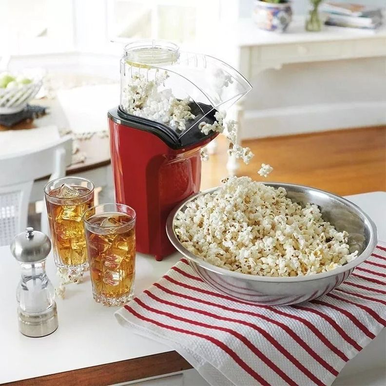 Maquina Para Hacer Palomitas Popcorn Cabritas Color Rojo-7