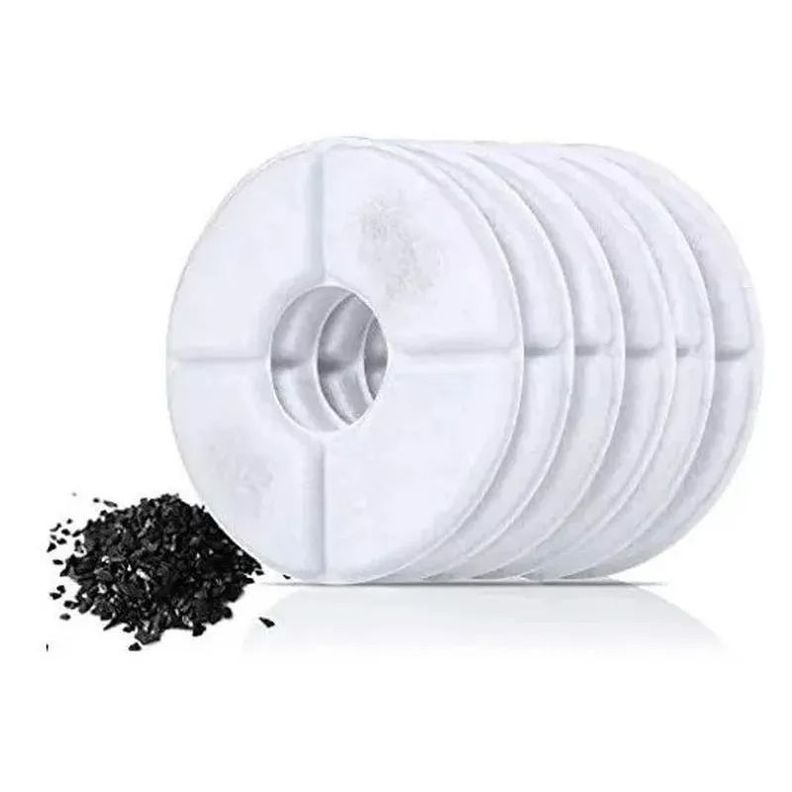 Pack X4 Filtros Bebedero Fuente De Agua Eléctrico Gato Perro-2