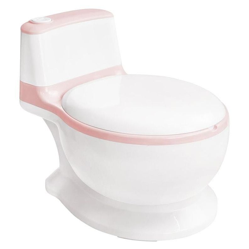 Pelela Urinario Asiento Baño Niños 1-6 Años Pelela Musical ROSA-0