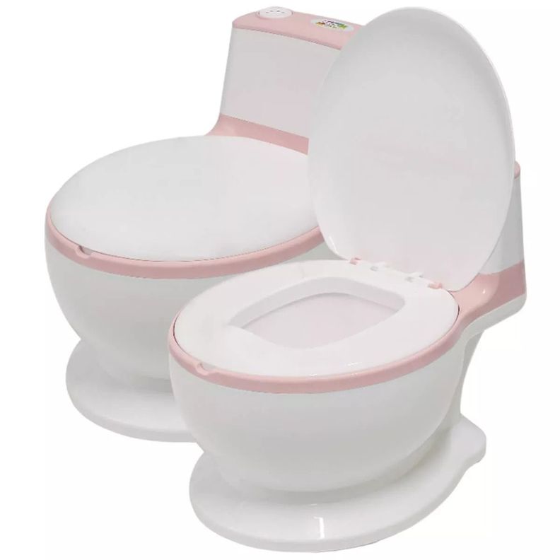 Pelela Urinario Asiento Baño Niños 1-6 Años Pelela Musical ROSA-3