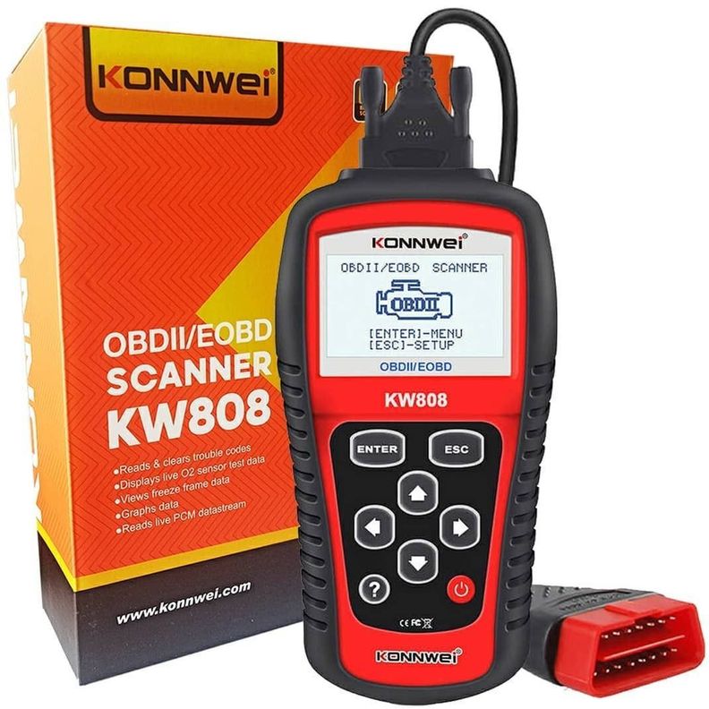 Escáner Automotriz Obd2 Multifuncional Con Pantalla Lcd-0