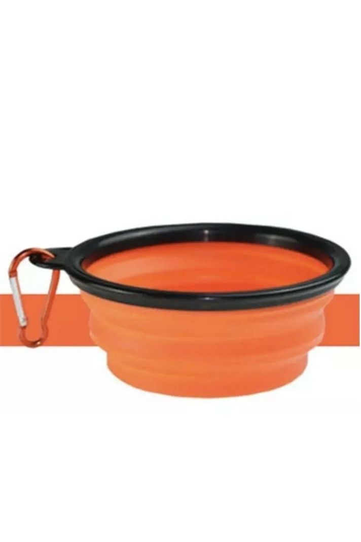 Plato Plegable Mascota Viaje Portatil Agua-3