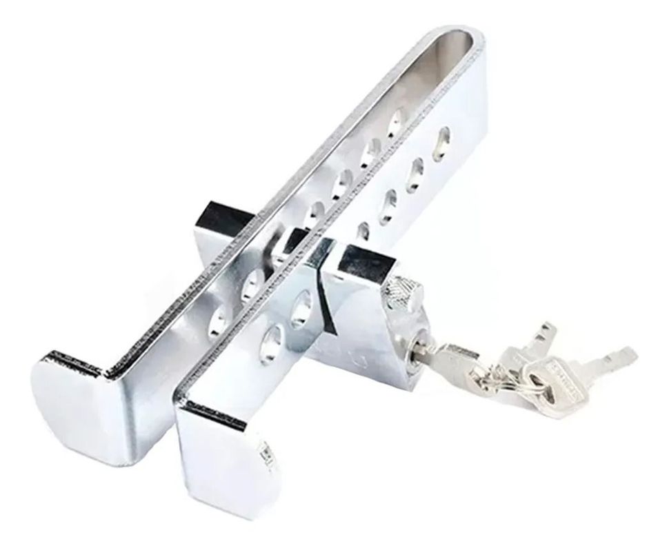 Traba Pedal + Candado + Llaves Seguridad Auto Seguridad-1