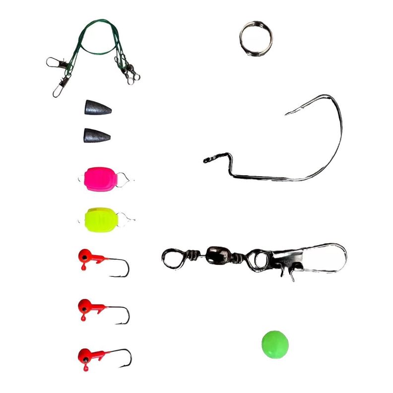 Kit De 101 Piezas De Señuelo Cebo Moscas Anzuelos Para Pesca-2