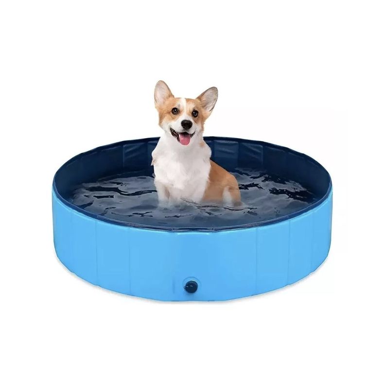 Piscina Plegable Para Perros Piscina 80x20cm-2