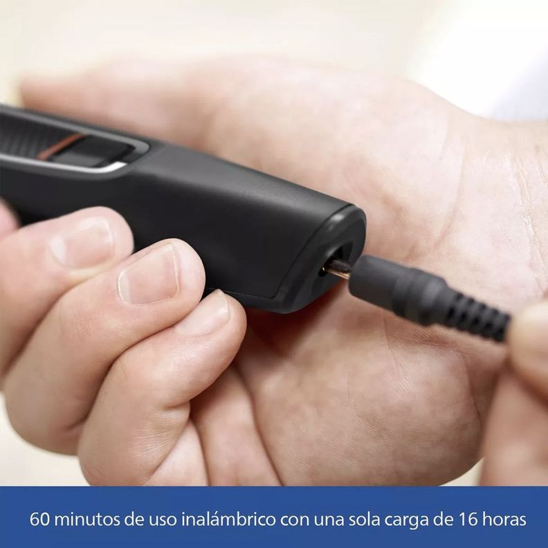 Multigroom Philips Mg3711/15 Serie 3000 Barba Nariz Oidos-6