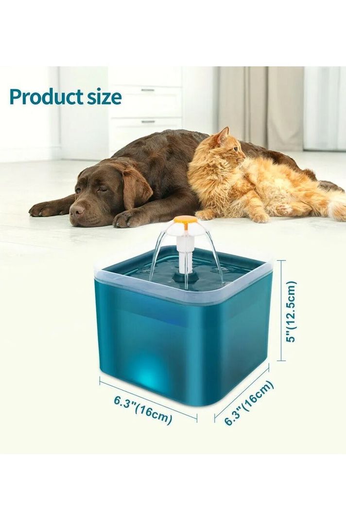 Fuente de Agua Electrico Dispensador Para Mascotas Gato O Perro-3