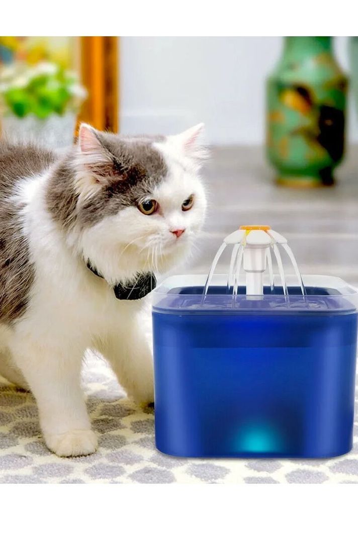 Fuente de Agua Electrico Dispensador Para Mascotas Gato O Perro-5