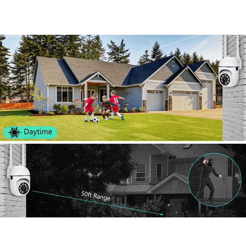Cámara De Seguridad Exterior Wifi 2 Antenas Ip66 Camara-2
