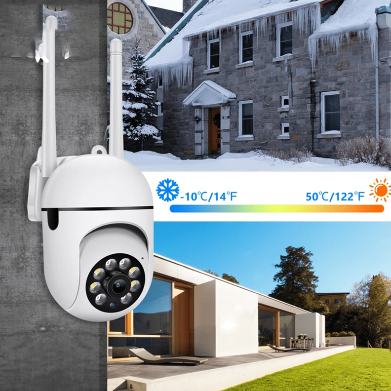 Cámara De Seguridad Exterior Wifi 2 Antenas Ip66 Camara-3
