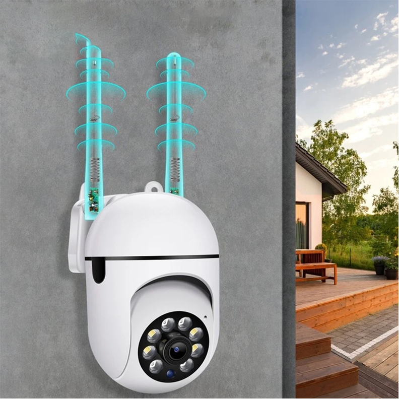 Cámara De Seguridad Exterior Wifi 2 Antenas Ip66 Camara-4