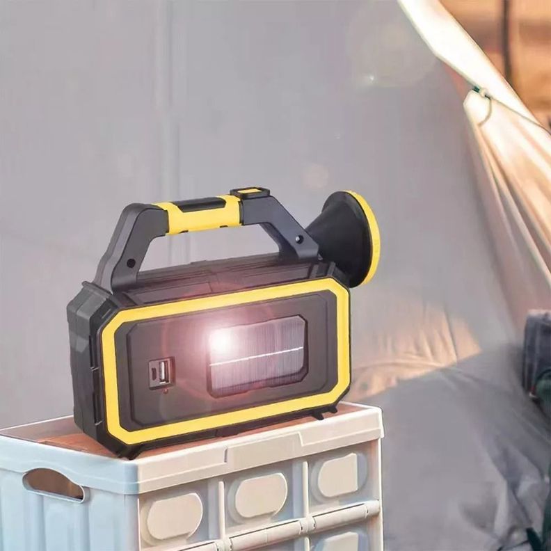 Linterna Led Solar Con 3 Modos Recargable Emergencia-2