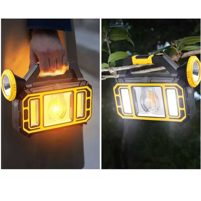 Linterna Led Solar Con 3 Modos Recargable Emergencia-6