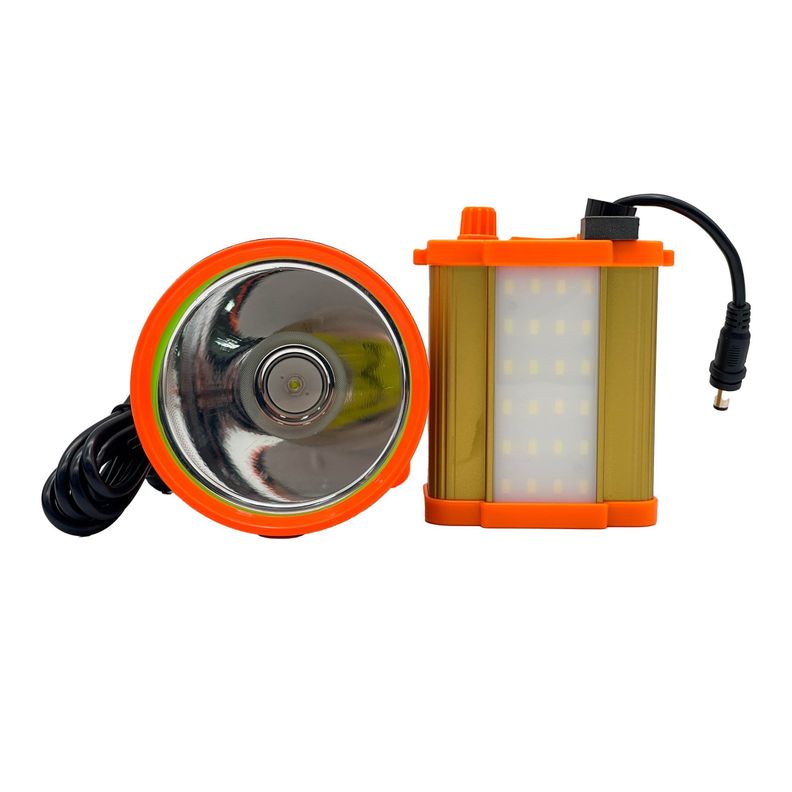 Foco Cazeria Led Mineria Camping Usb Largo Alcance 300mts-2