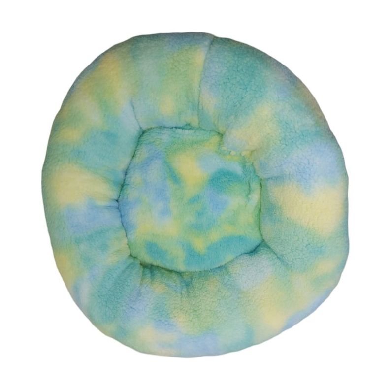 Cama Antiestres Mascota De 50 Cms Ultasuave Verde-1