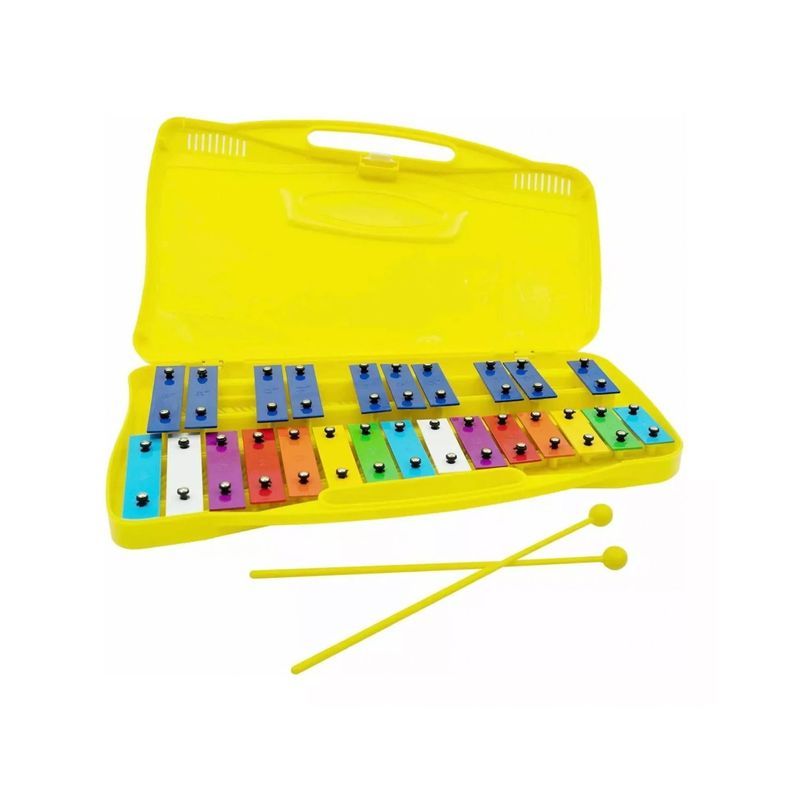 Metalofono Cromatico Infantil Escolar 25 Notas Musicales-1